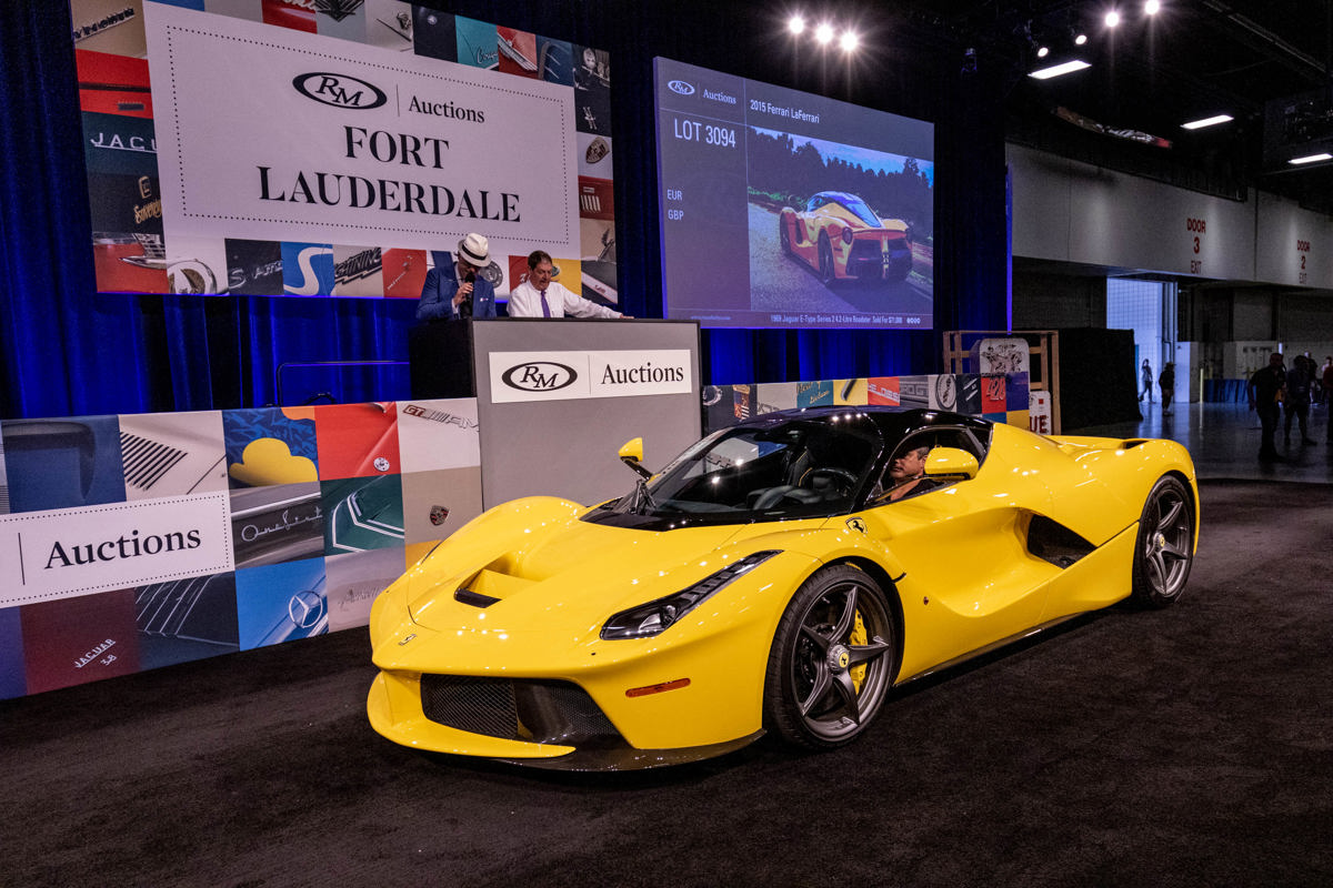 2015 Ferrari LaFerrari offered at RM Auctions’ Fort Lauderdale live auction 2019